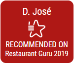 Recommended on Restaurant Guru 2019